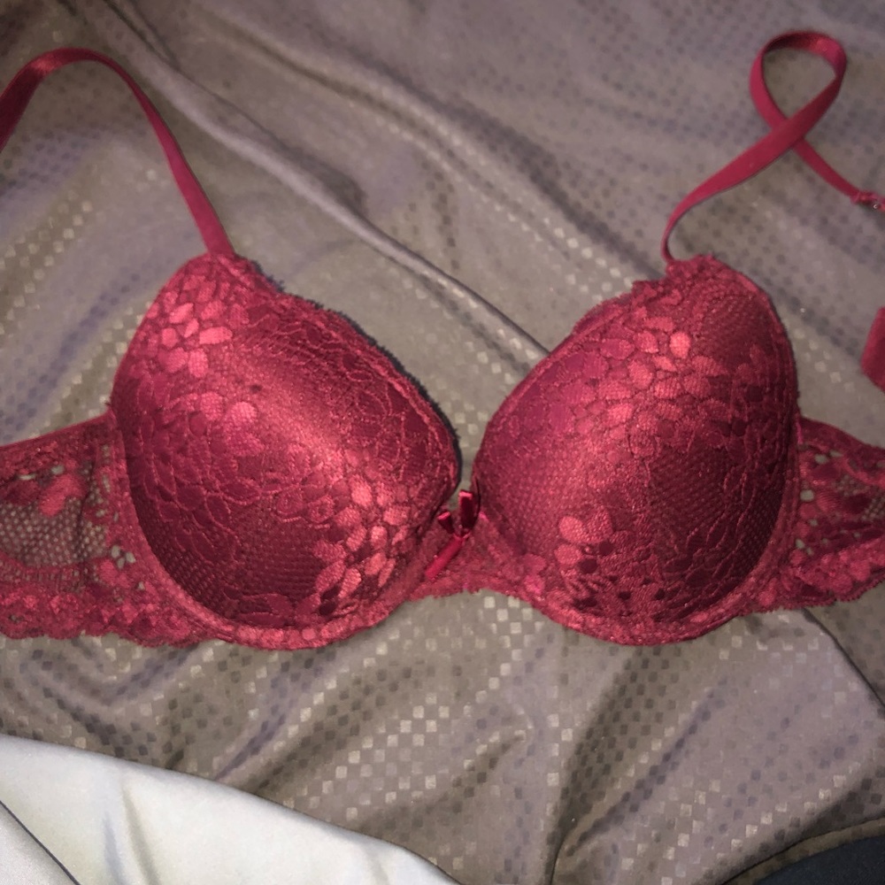 Burgundy Bra